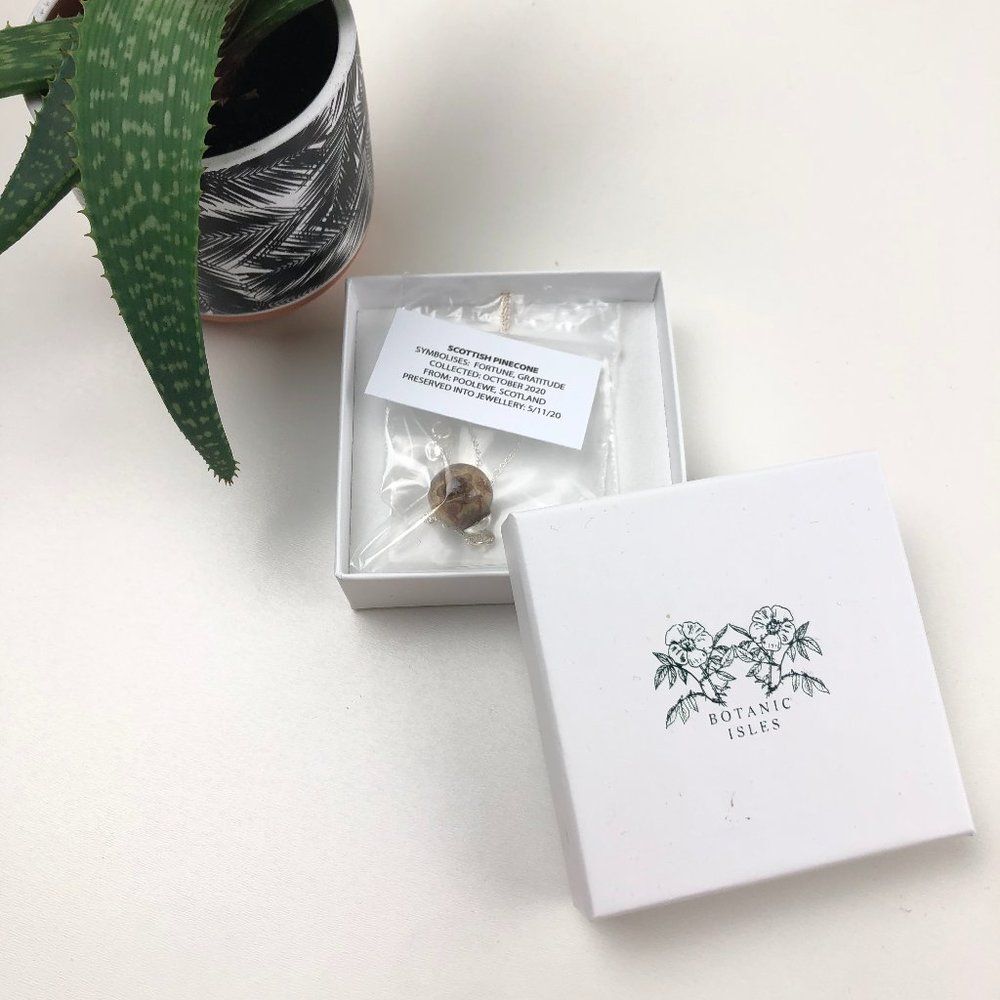 Botanic Isles Scottish Pinecone Poolewe Necklace